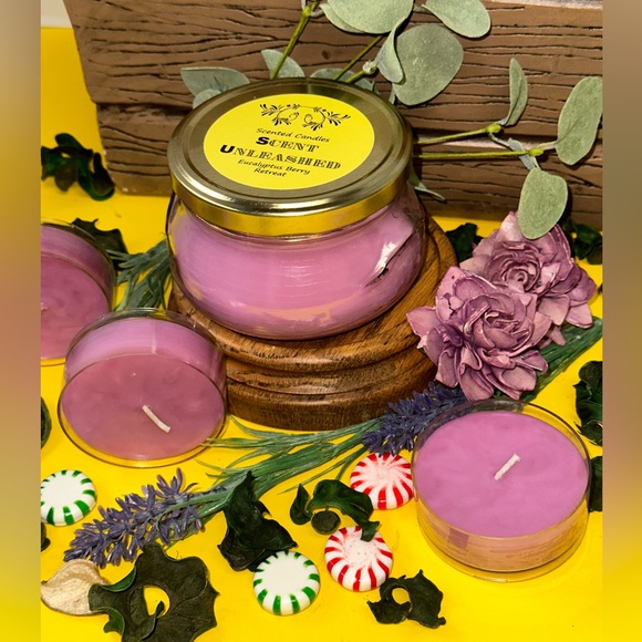 EUCALYPTUS BERRY RETREAT @SCENT_UNLEASHED LUXURY HAND POURED SCENTED CANDLES - Picture 1 of 7